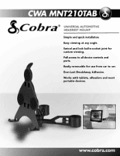 Cobra CWA MNT210TAB CWA MNT210 Features & Specs