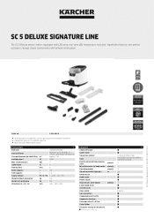 Karcher SC 5 Deluxe Signature Line Product information