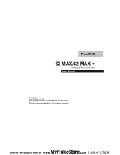 Fluke 62MAX/TPRO/1AC Product Manual