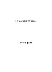 HP Deskjet 5440 User Guide - (Macintosh)