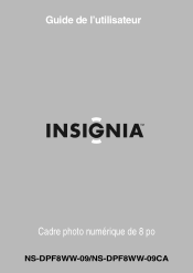Insignia NS-DPF8WW-09 User Manual (French)