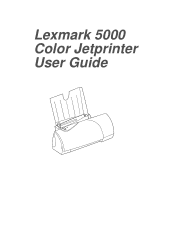 Lexmark 5000 Color Jetprinter User Guide