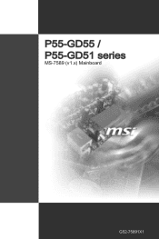 MSI P55 GD55 User Guide