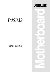 Asus P4S333 P4S333 English Manual