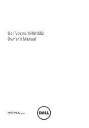 Dell Vostro 1550 Owners Manual