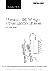 Insignia NS-PWL9180 User Guide