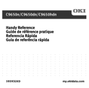Oki C9650hn SIGNAGE SOLUTION Handy Reference Americas