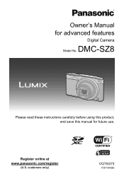 Panasonic DMC-SZ8 Advanced Owners Manual