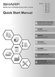Sharp MX-5071 Quick Start Setup Guide - Color Advanced & Essential Series 2