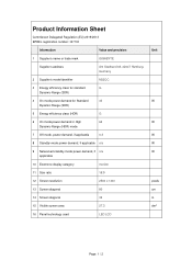 Gigabyte M32QC Product Information Sheet