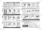 Samsung WF395BTPARA/A1 Quick Guide Easy Manual Ver.1.0 (English, French, Spanish)