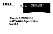 Oki OKIPAGE10e Flash SIMM Kit Instruction Guide