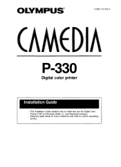 Olympus P-330 P-330 Instruction Manual (1.5 MB)