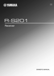 Yamaha R-S201 Owners Manual
