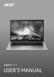 Acer Aspire A314-23M User Manual
