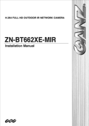Ganz Security ZN-BT662XE-MIR Manual