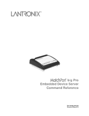 Lantronix MatchPort b/g Pro MatchPort b/g Pro - Command Reference
