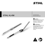 Stihl KM HL Hedge Trimmer Instruction Manual