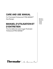 Thermador PRG366EPG Use and Care Guide