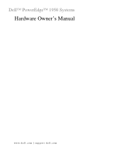 Dell PowerEdge 1950 Hardware Owner's Manual (PDF)