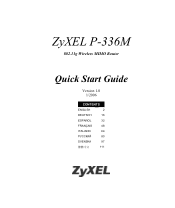 ZyXEL P-336M Quick Start Guide