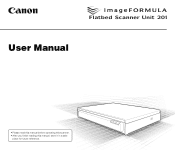 Canon imageFORMULA DR-C240 Flatbed Scanner Unit 201 User Guide