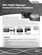 NEC V321-PC-CRE Specification Brochure