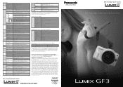 Panasonic DMC-GF3XK Brochure