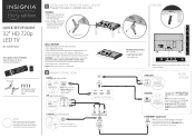 Insignia NS-32F201NA22 Quick Setup Guide