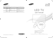 Samsung UN58H5005AF User Manual Ver.1.0 (English)