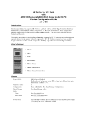 HP LH4r HP Netserver LXr Pro8 Config Guide  for Windows NT4.0 Clusters