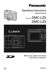 Panasonic DMC-LZ5S User Manual