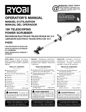 Ryobi P4500K Operator Manual
