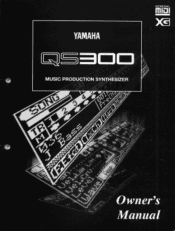 Yamaha QS300 Owner's Manual