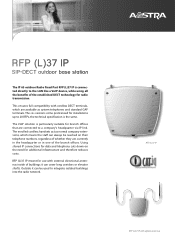 Aastra RFP L37 Datasheet RFP L37 IP