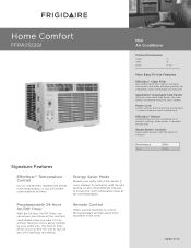 Frigidaire FFRA0522Q1 Product Specifications Sheet