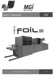Konica Minolta MGI iFOIL S Printing Press iFOILs User Manual