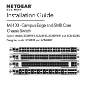 Netgear XCM89UP Installation Guide