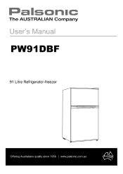 Palsonic pw91dbf Instruction Manual