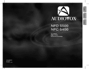 Audiovox NPC5400 User Manual