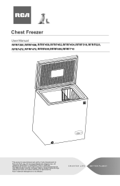 RCA RFRF510-D English Manual