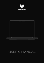Acer PREDATOR TRITON 16 User Manual