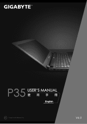Gigabyte P35W v4 Manual