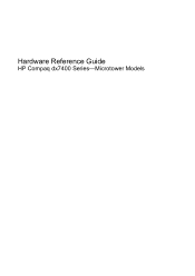 HP dx7400 Hardware Reference Guide - HP Compaq dx7400 Microtower
