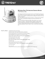 TRENDnet TV-IP410W Datasheet