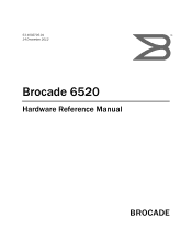 Dell PowerConnect Brocade 6520 Brocade 6520 Hardware Referencce Manual