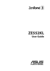 Asus ZenFone 3 ZE552KL ZenFone3 ZE552KL English Version E-manual