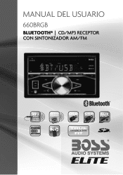 Boss Audio 660BRGB User Manual in Spanish