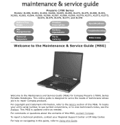 HP Presario 17XL Presario NA1700XL Series Maintenance and Service Guide