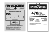 Amana A8RXNGMWB Energy Guide